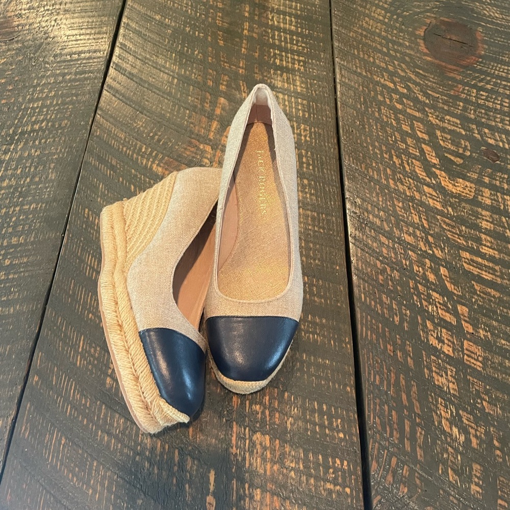 Jack Rogers Palmer Closed Cap Toe Wedge BRAND NEW Size: 8.5